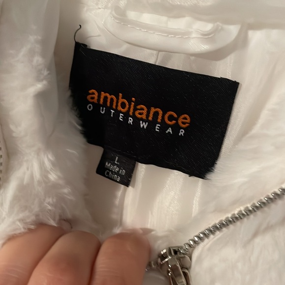 NWT Fur Sweatshirt - Picture 2 of 2